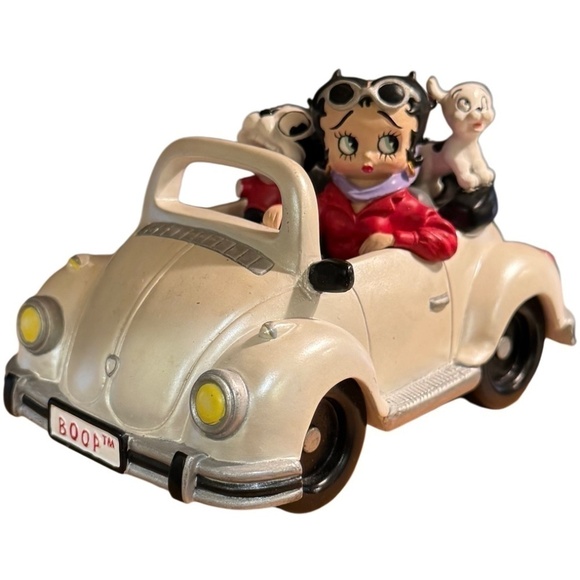 Betty Boop Pudgy Bimbo Beetle Convertible Figurine - Picture 1 of 9